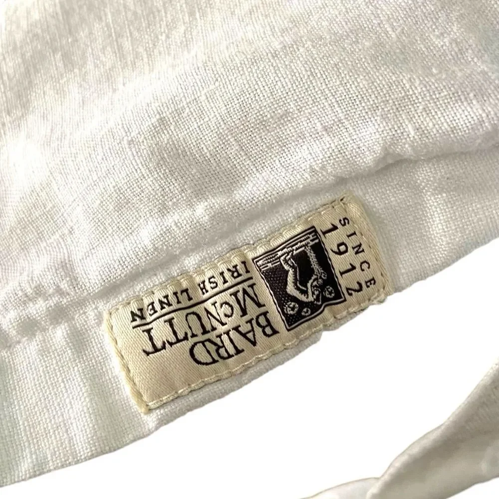 J. Crew Slim Baird McNutt Irish linen Shirt in White Size XL